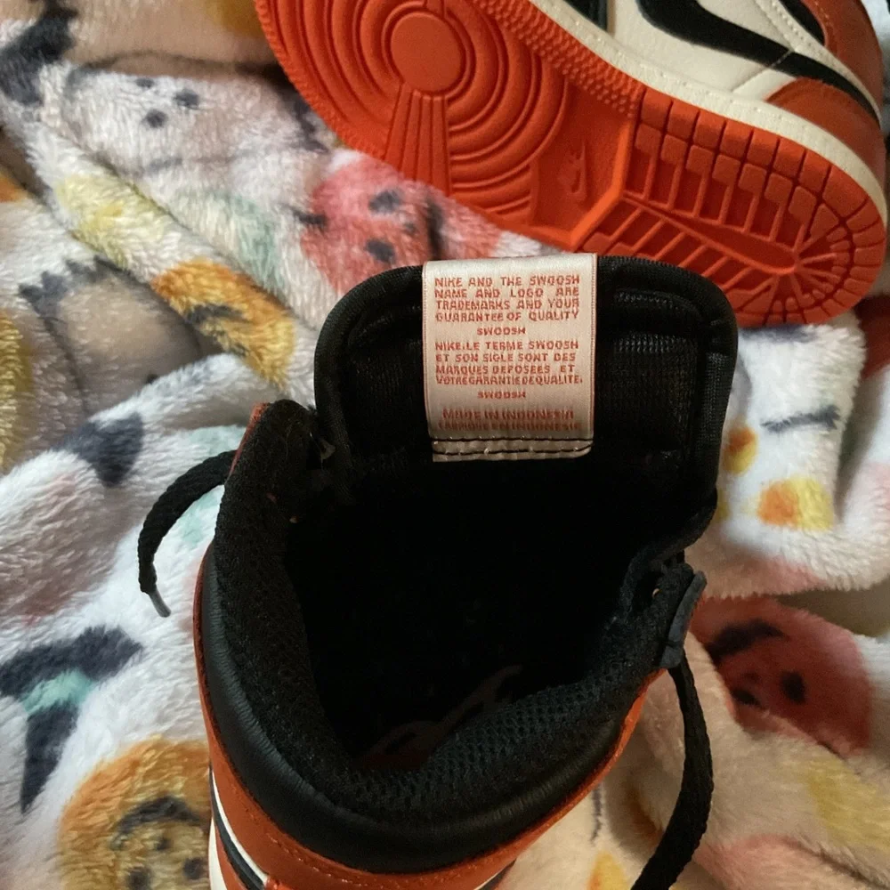 Jordan 1 Retro High OG TD in Black and Sail - Picture 4 of 6
